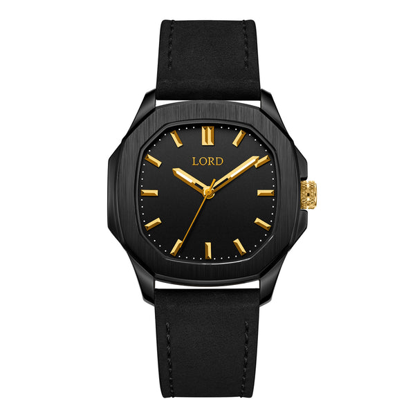 Lord-timepieces-astro-black-gold-watch-front