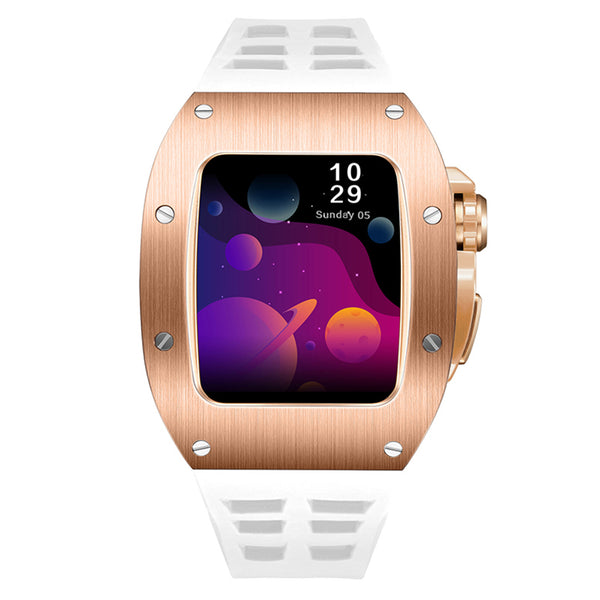 Logic White Rose Gold Case