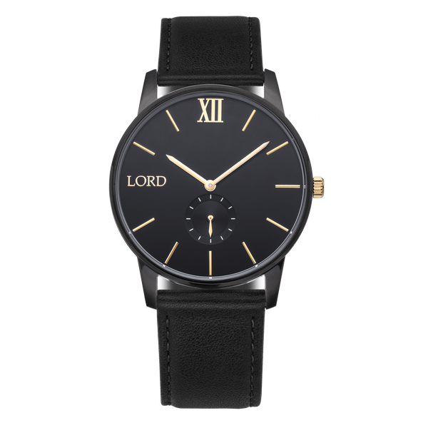 Solitude Black Watch | Men's Watches | Lord Timepieces