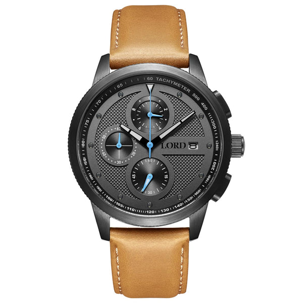 Chrono Gunmetal Tan