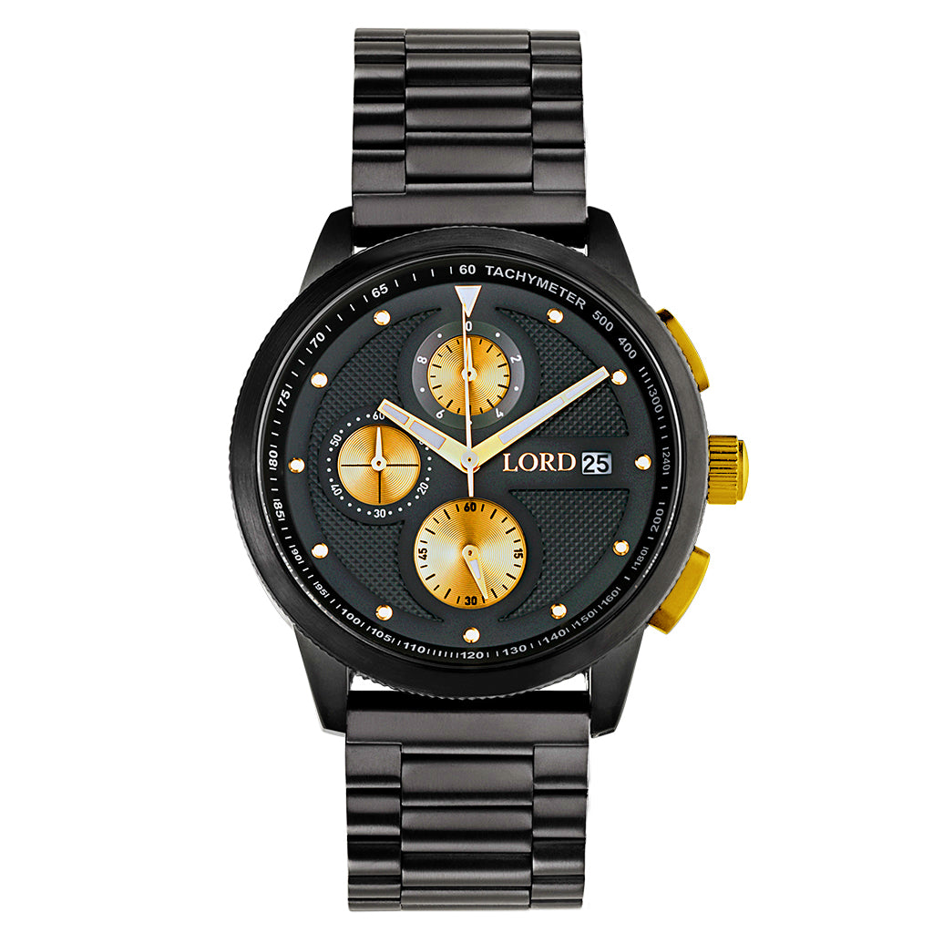 Lordtimepieces-Chrono-Black-Gold-watch-Front