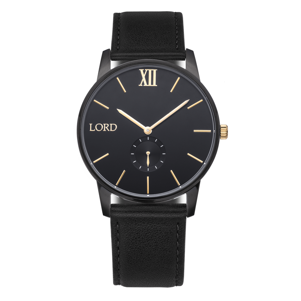 Solitude Black Watch | Men's Watches | Lord Timepieces