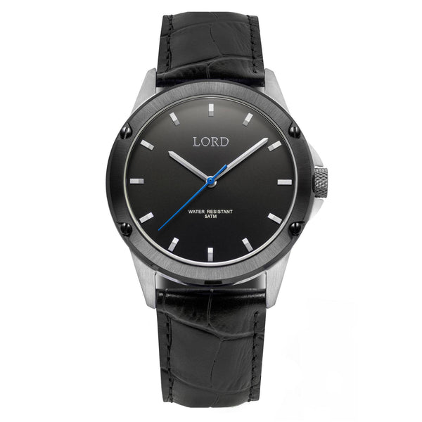 Bolt-Black-Silver-Watch